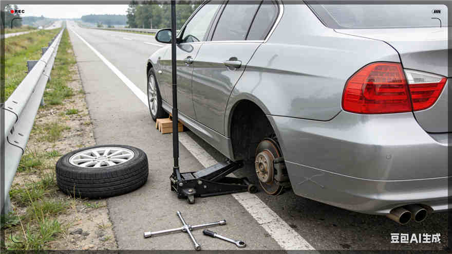 秦淮区爆胎道路救援-汽车换备胎